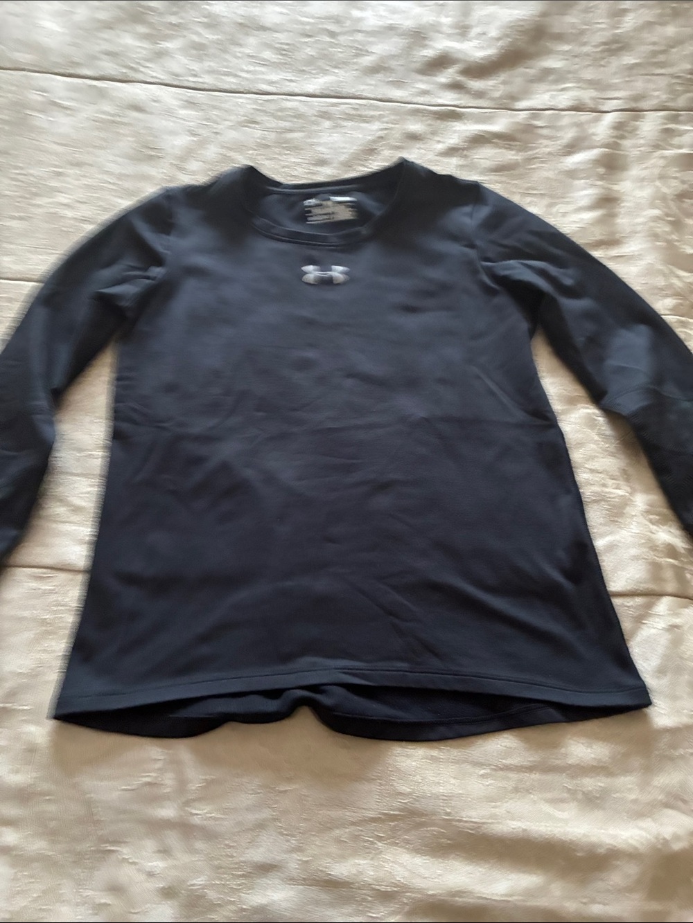 Under Armour Kids Long Sleeve Athletic Tee - Black